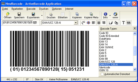 activebarcode 5.58